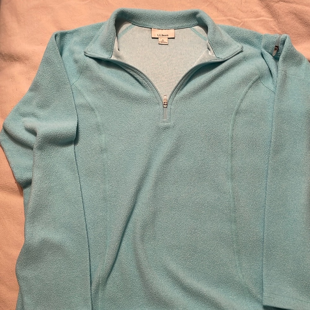 Quarter zip fleece pullover